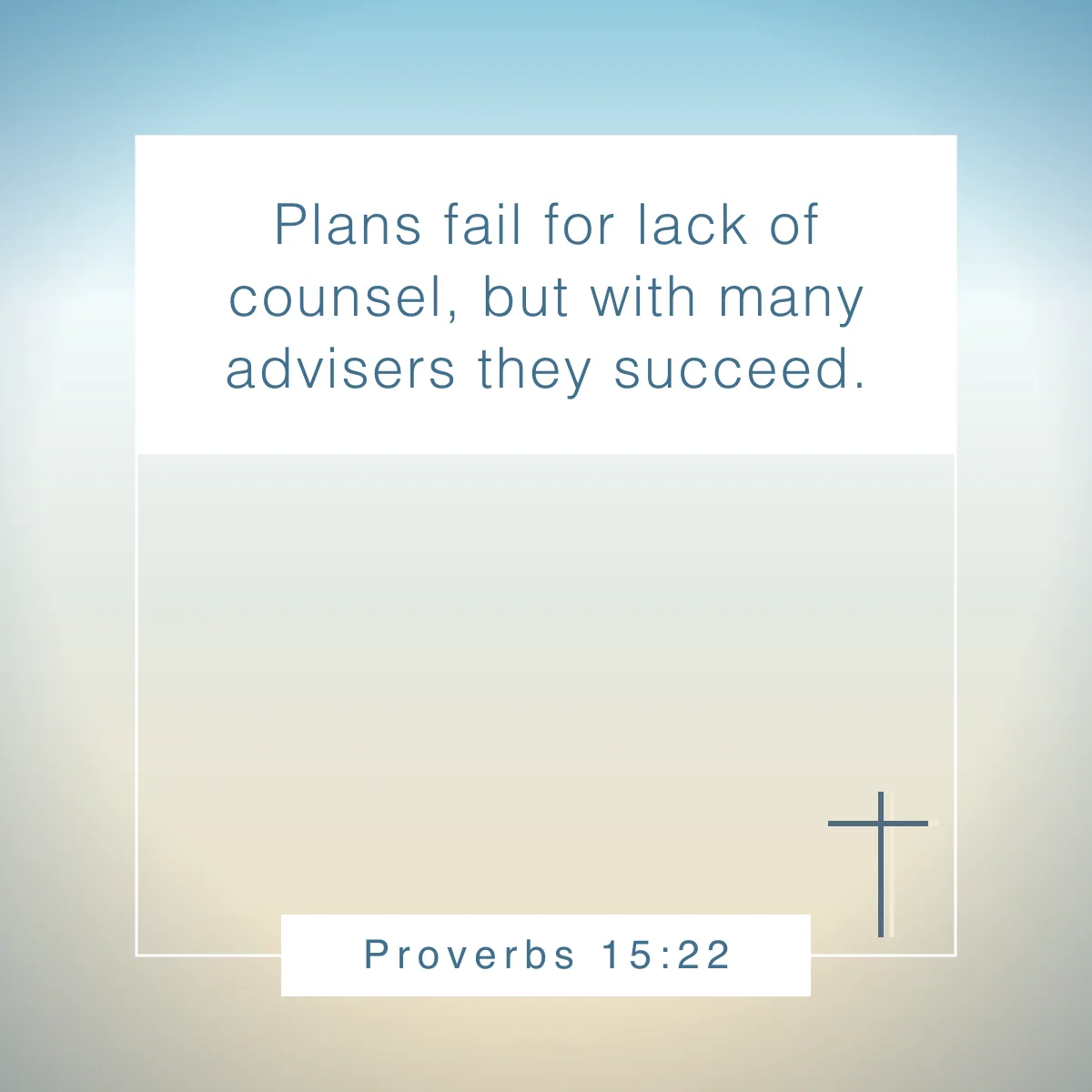 Proverbs 15:22 Bible verse on accountability