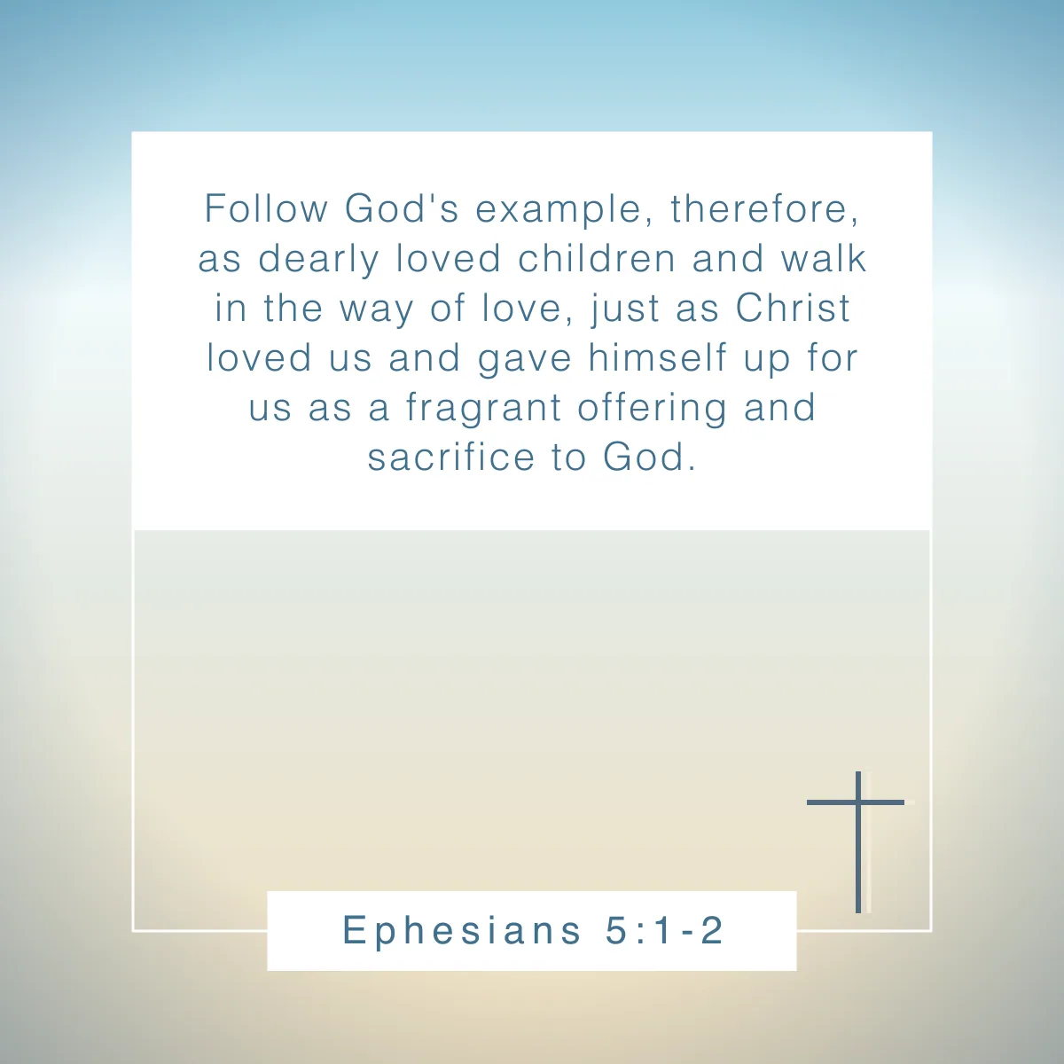 Ephesians 5:1-2 Bible verse on discipleship to inspire your faith