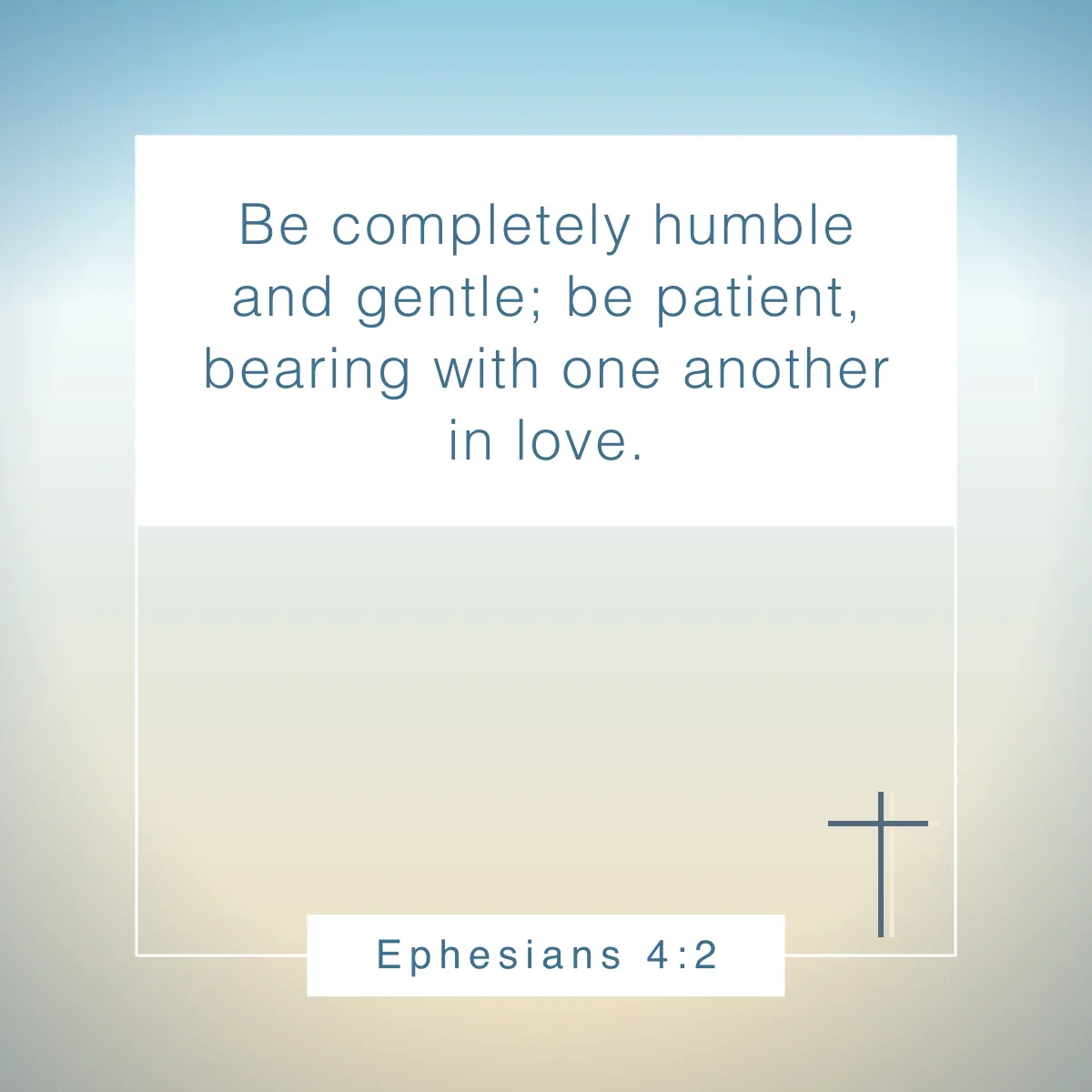Ephesians 4:2 Bible verse on humility