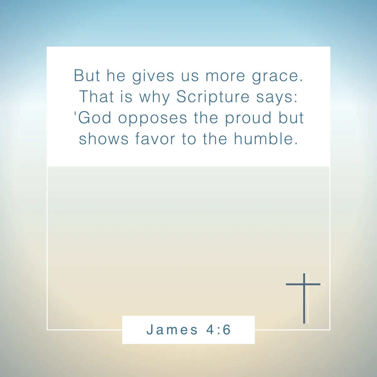 James 4:6 Bible verse on humility