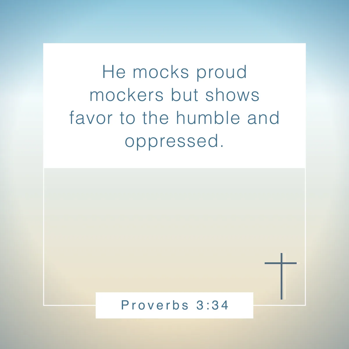 Proverbs 3:34 Bible verse on humility