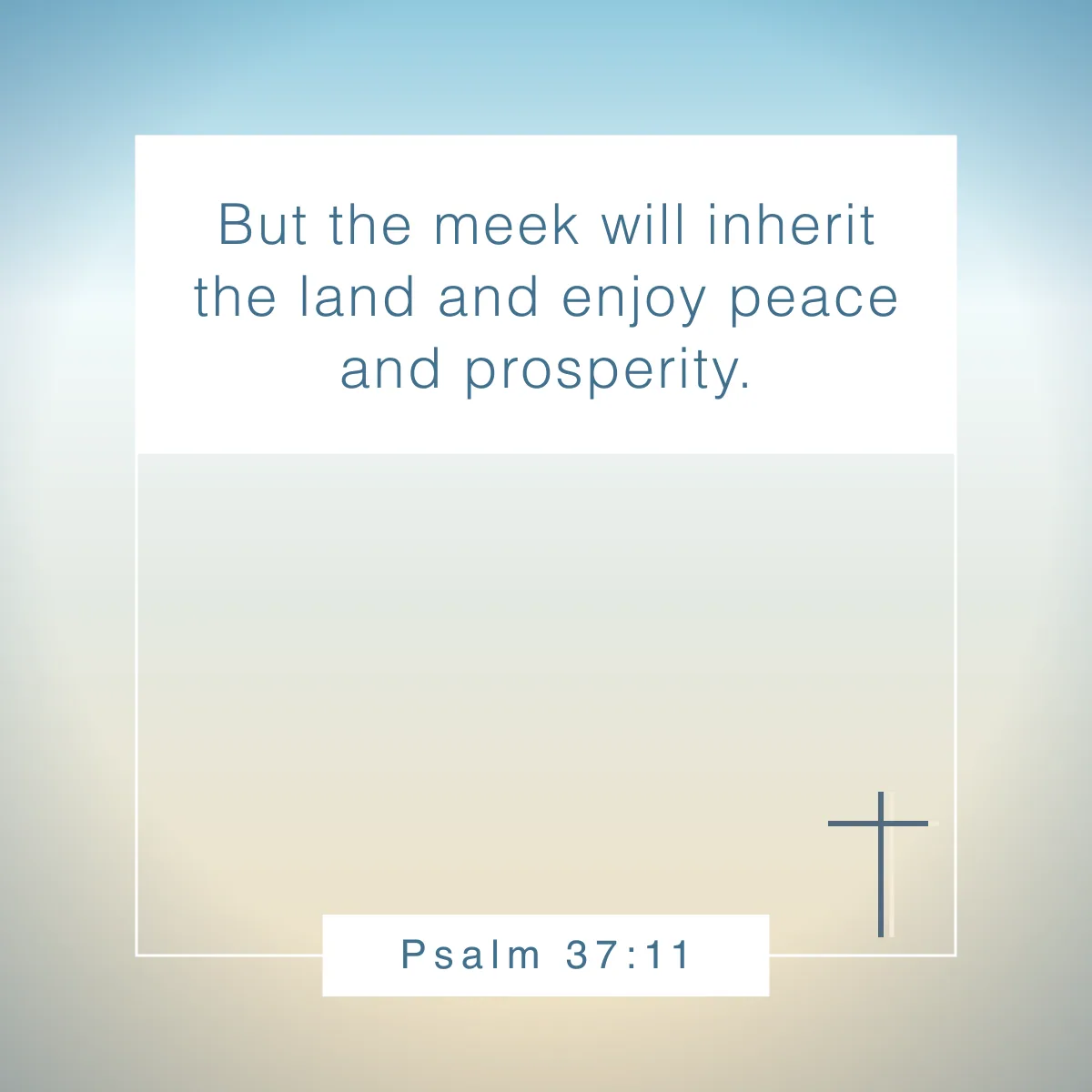 Psalm 37:11 Bible verse on humility