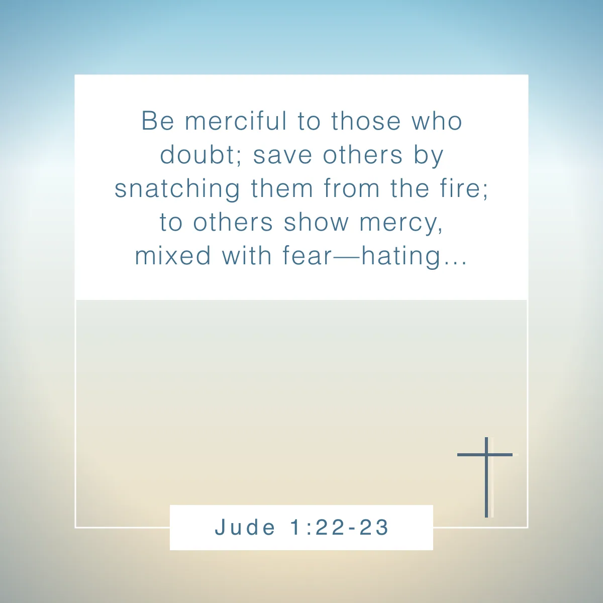 Jude 1:22-23 Bible verse on legacy