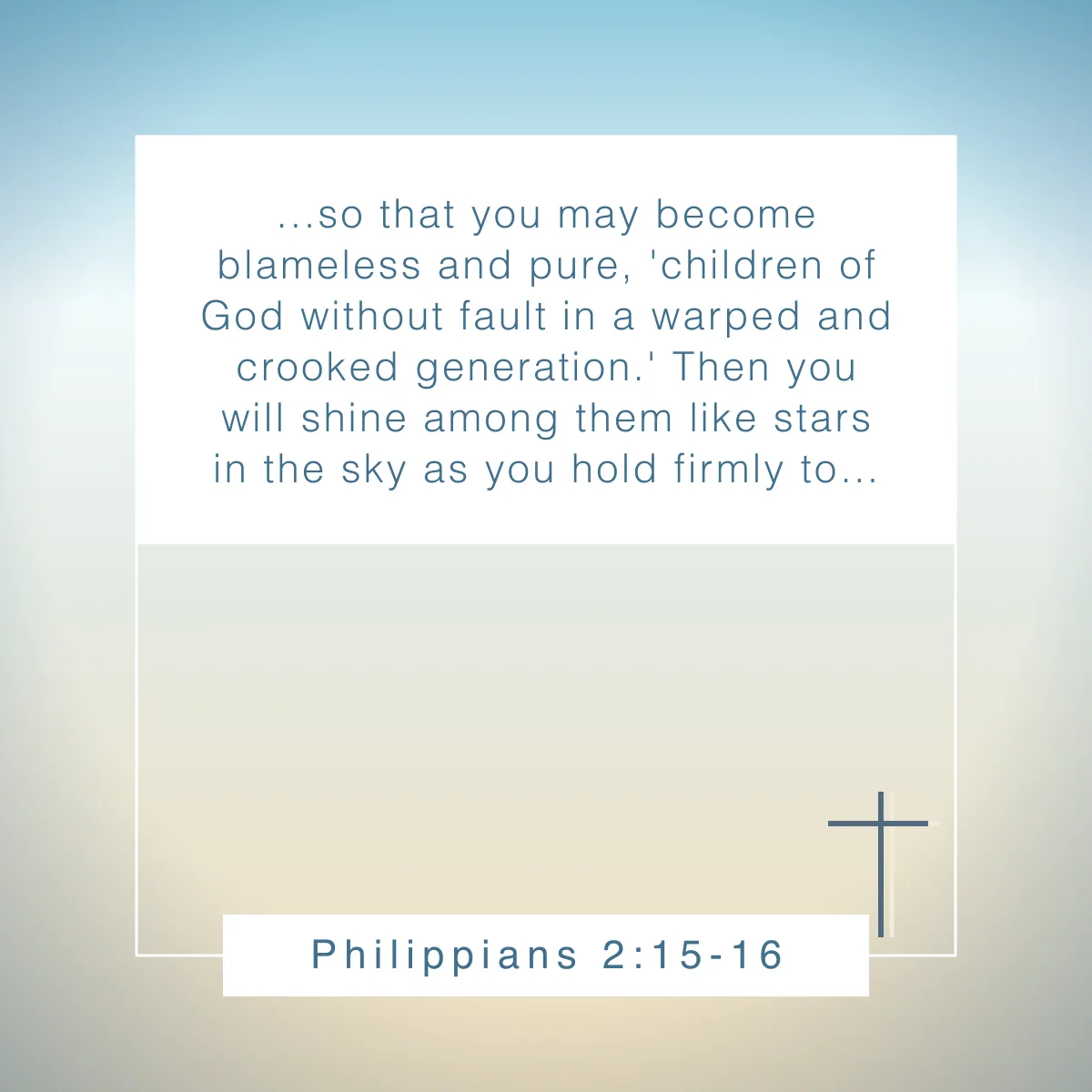 Philippians 2:15-16 Bible verse on legacy