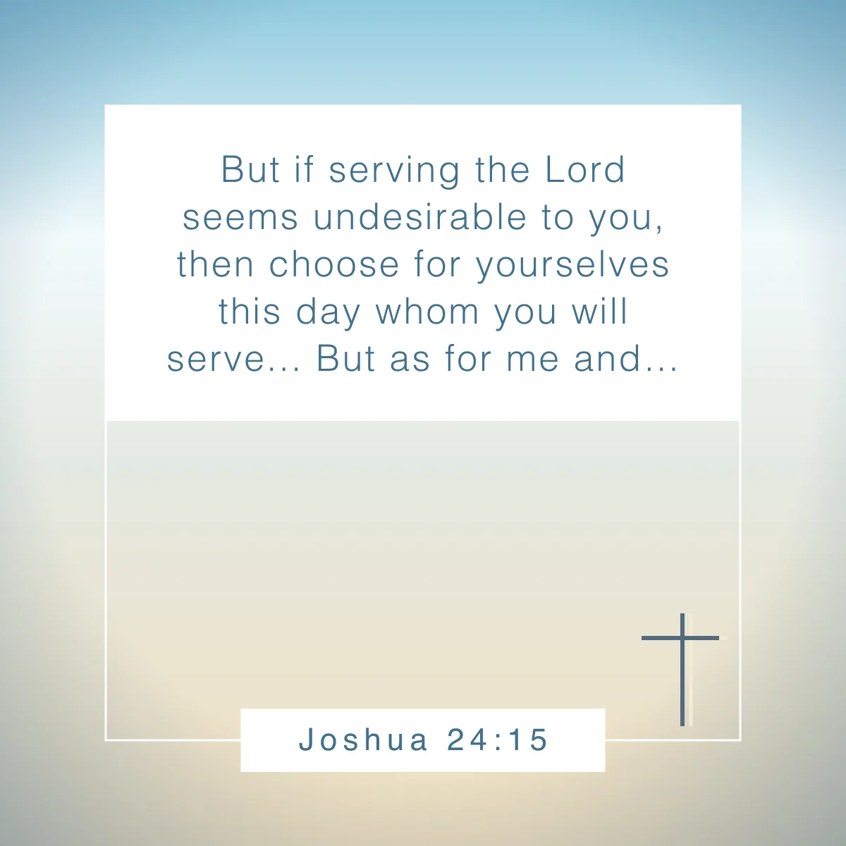 Joshua 24:15 Bible verse to help kids navigate life's challenges