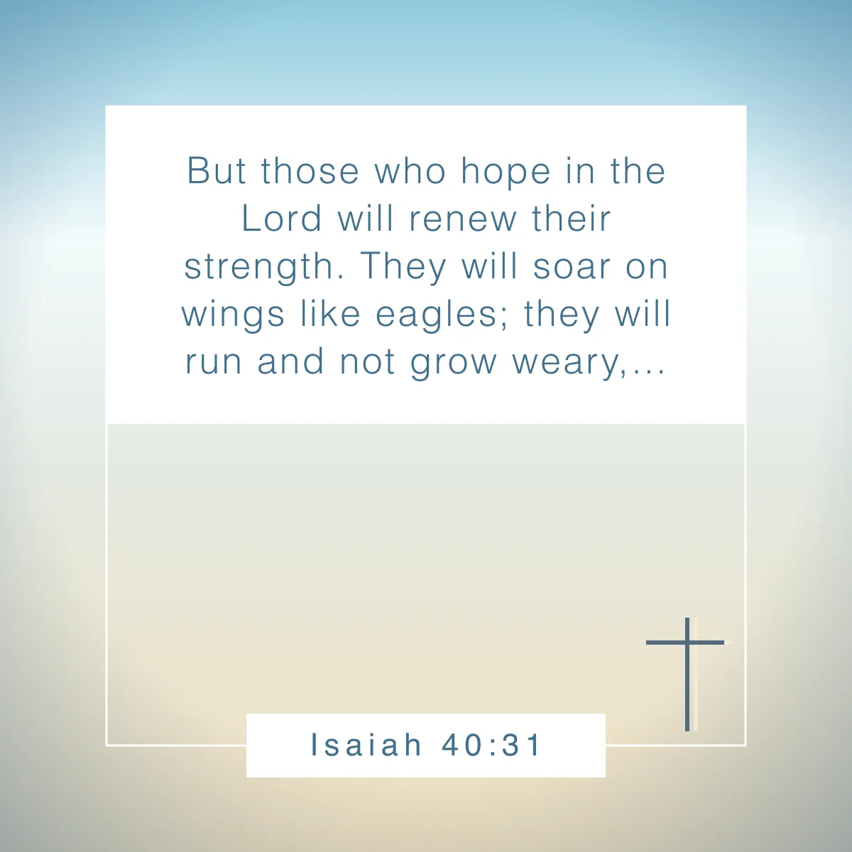 Isaiah 40:31 Bible verse to read before bed