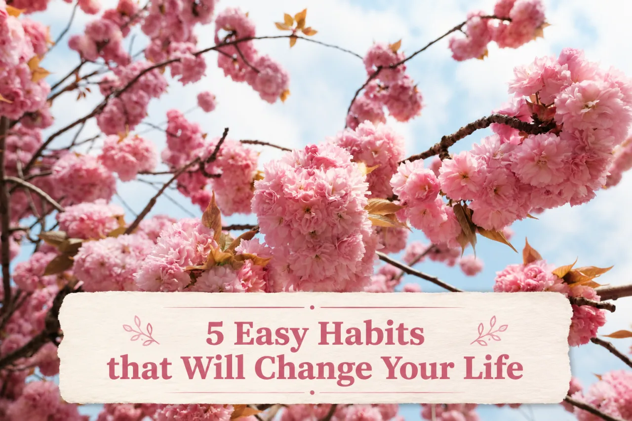 5 Easy Habits that Will Change Your Life