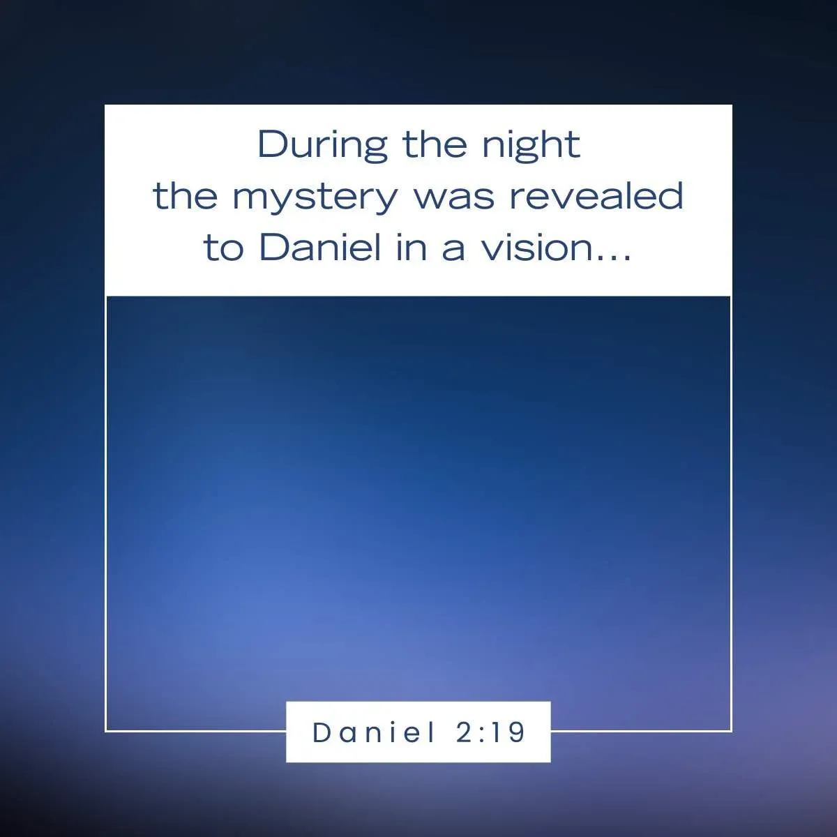 Daniel 2:19 Bible Verse about dreams