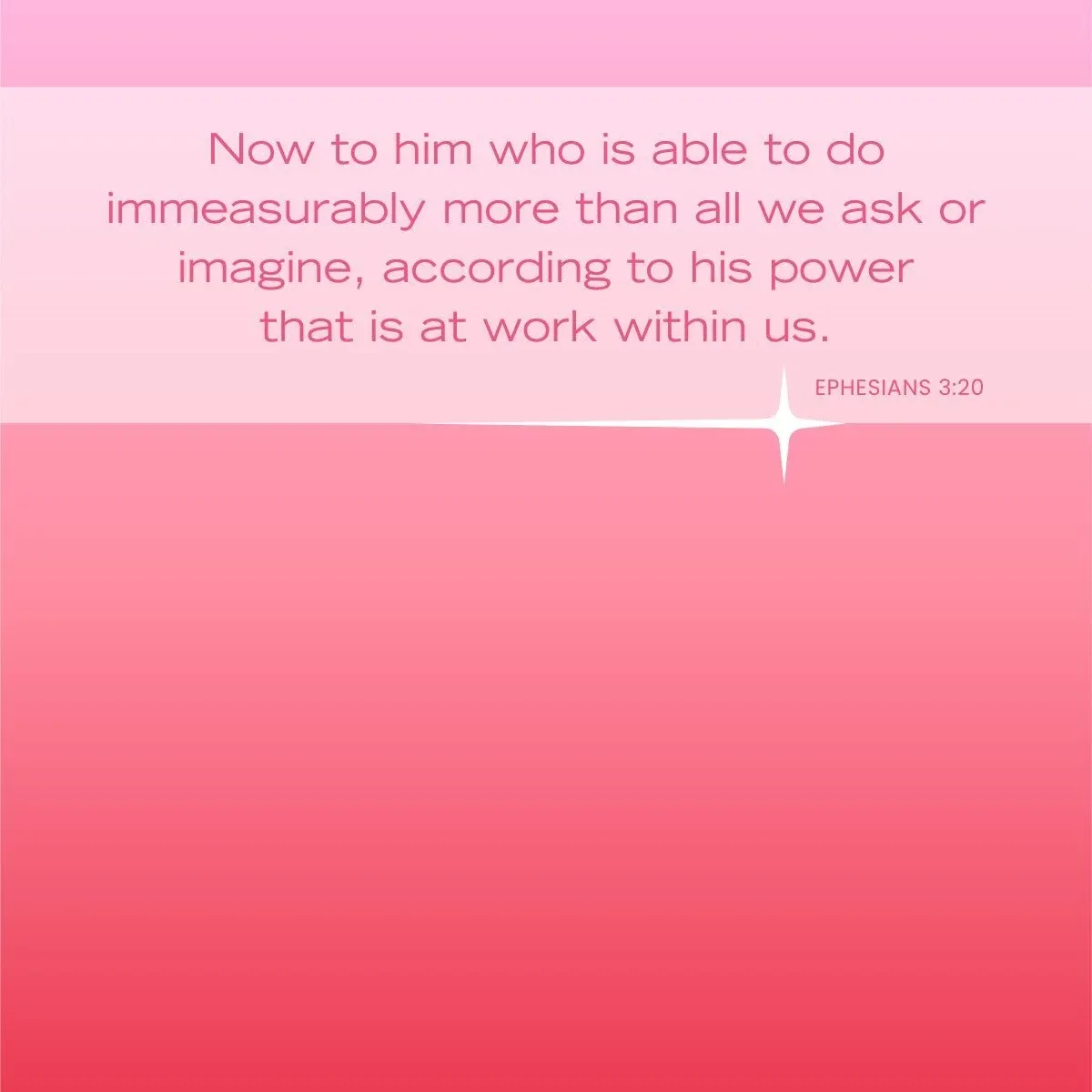 Ephesians 3:20 Bible verse for bold ambition