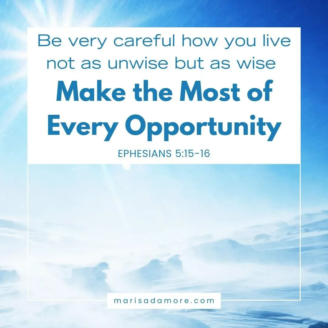 Making the Most of Every Opportunity: A Christian's Guide to Wise Living