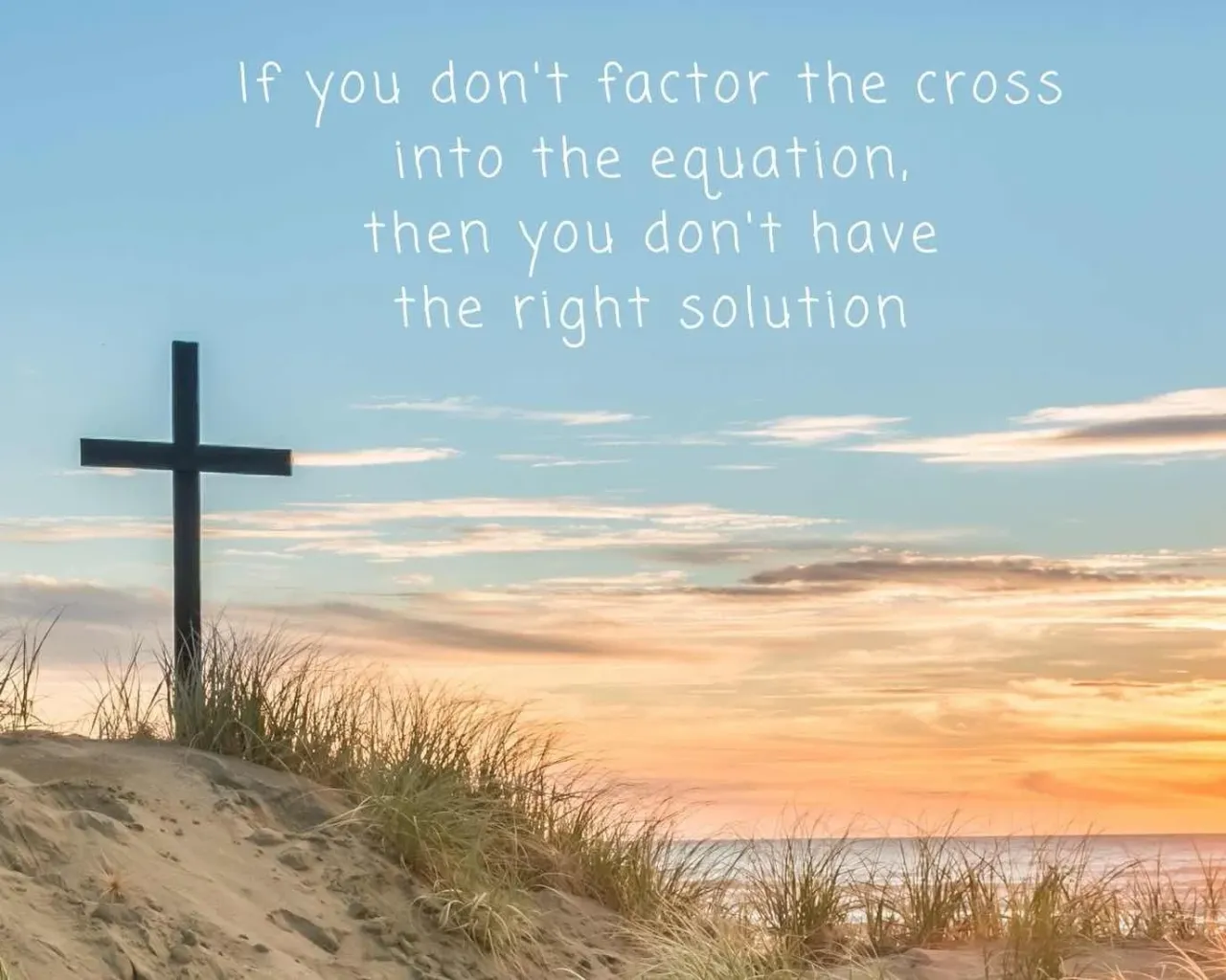 Factor The Cross Into The Equation