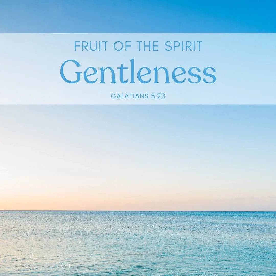 The Fruit of the Spirit: Gentleness