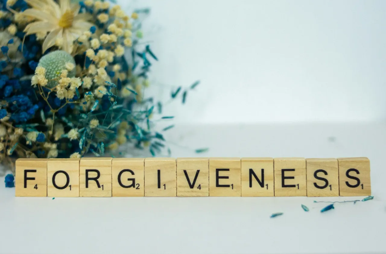 Seek healing through forgiveness illustration