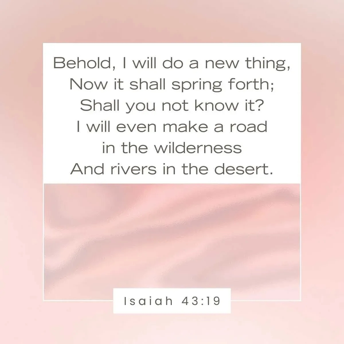 Isaiah 43:19 Bible verse