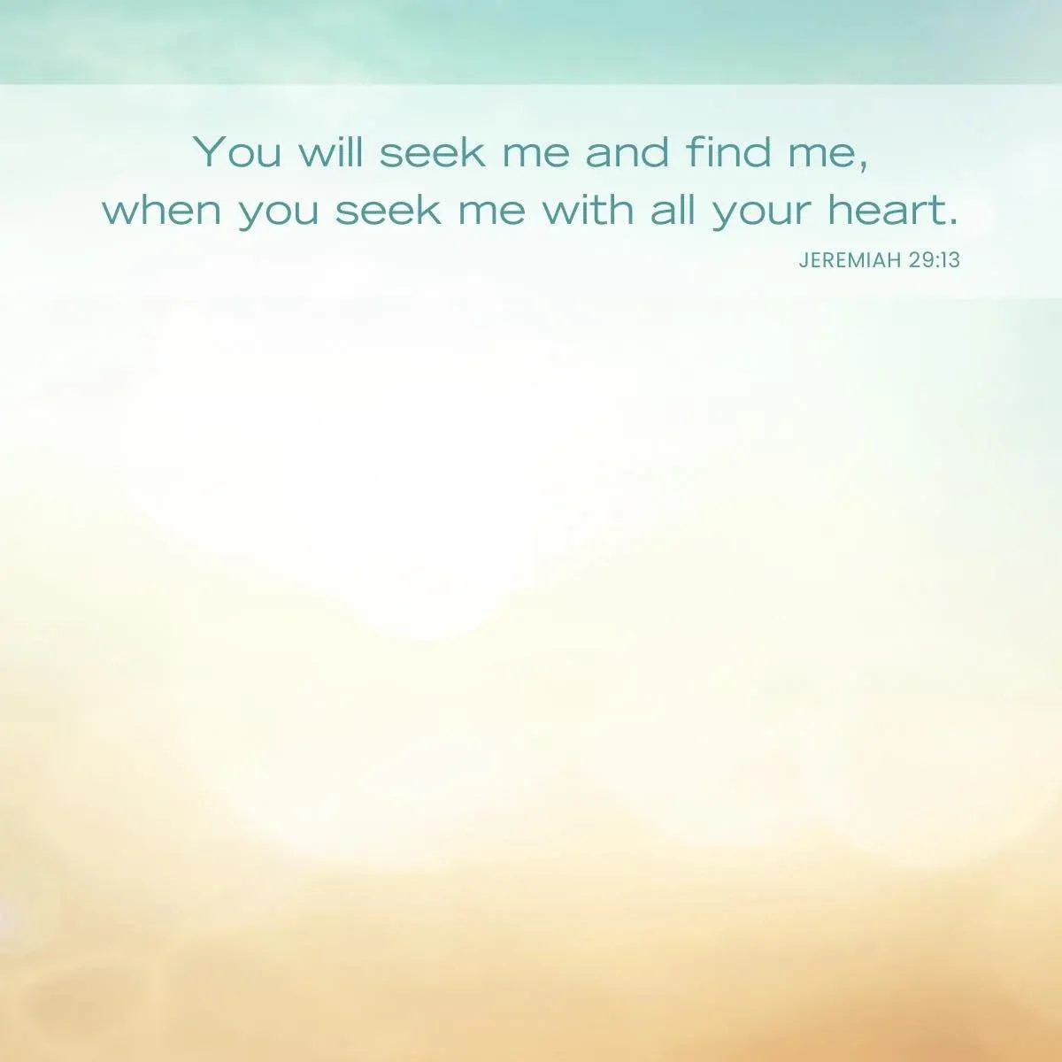 Jeremiah 29:13 - walking with God Bible verse