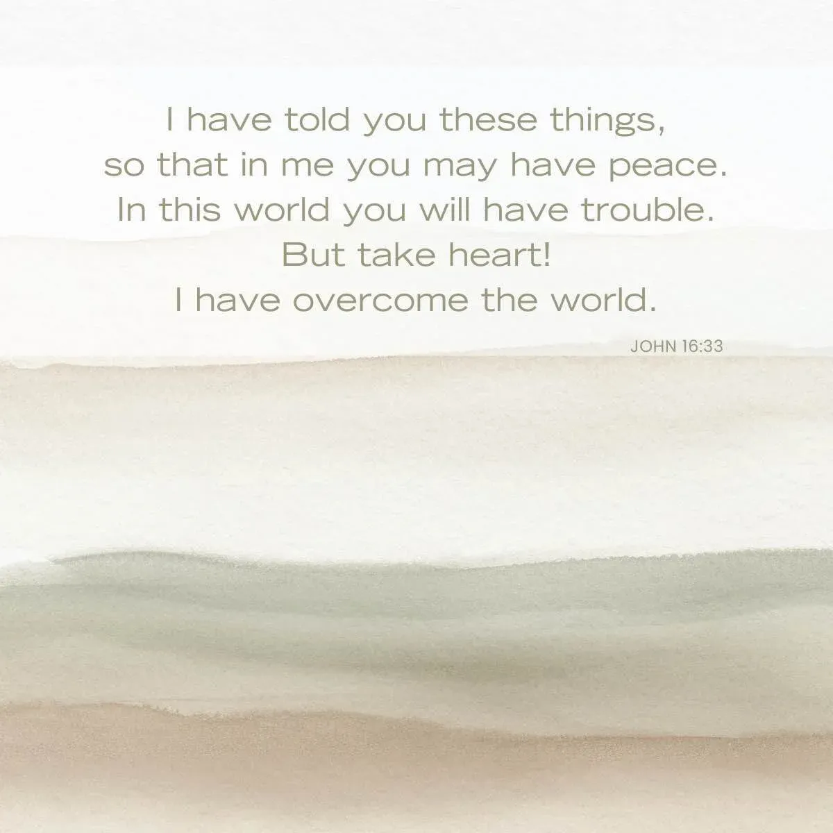 John 16:33 - Serenity Bible verse
