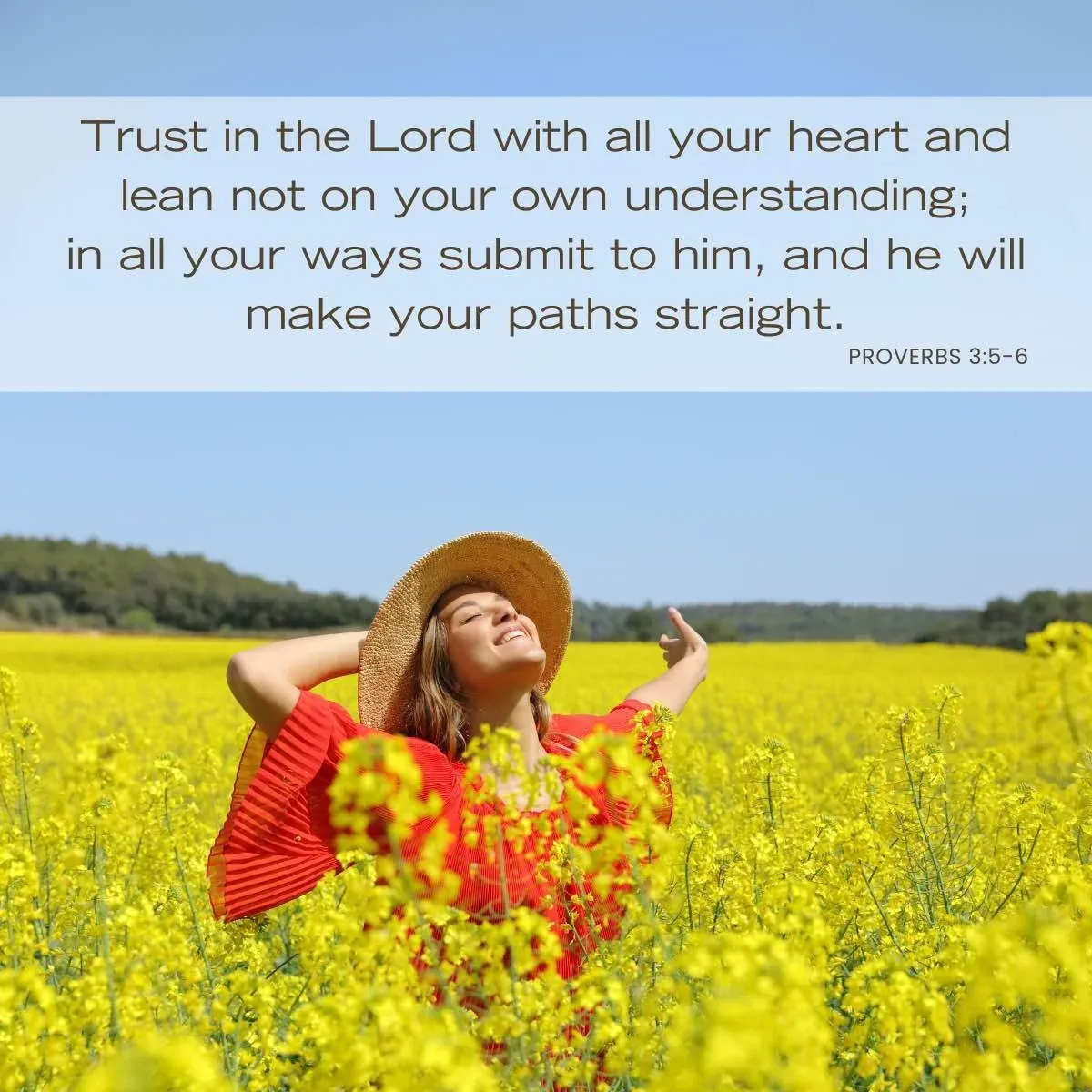 Bible verses about living with purpose Proverbs 3:5-6