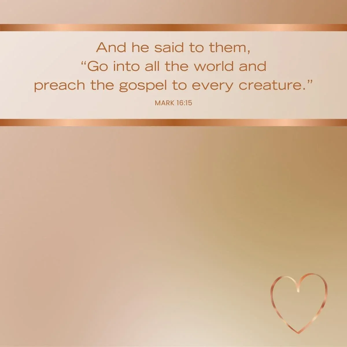 Mark 16:15 Bible verse about proclaiming the Gospel — Bible verse on legacy