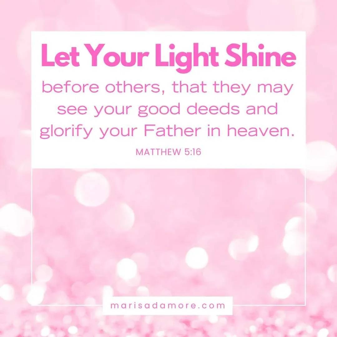 Let Your Light Shine Before Others