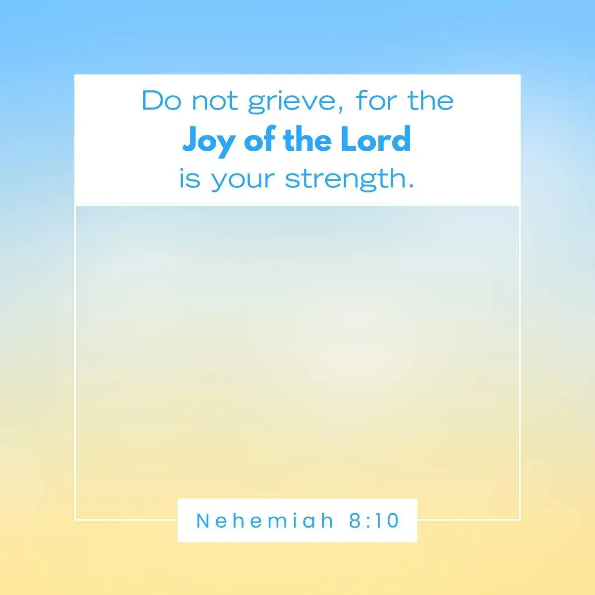 Nehemiah 8:10 Bible verse about hope and joy