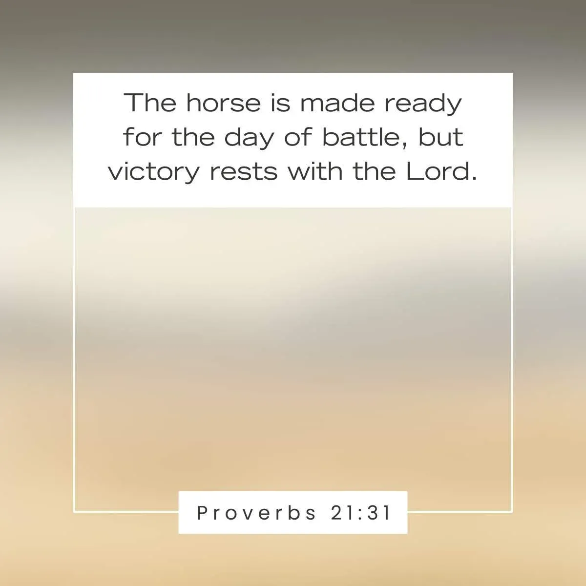 Proverbs 21:31 Bible Verse about horses