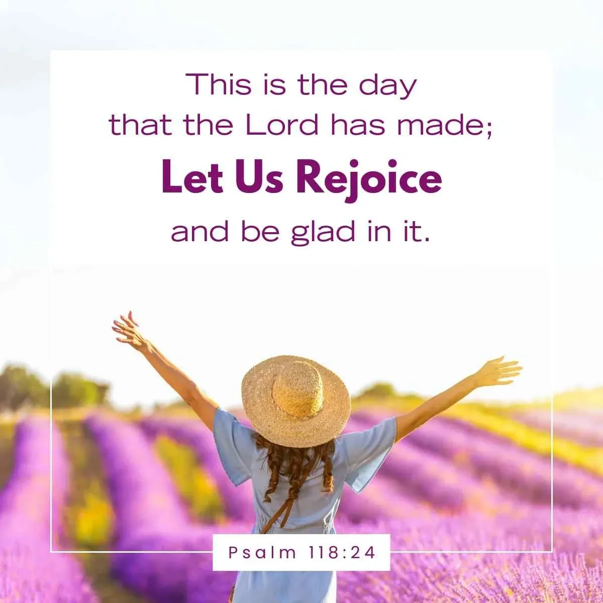 Psalm 118:24 Bible verse about counting your blessings
