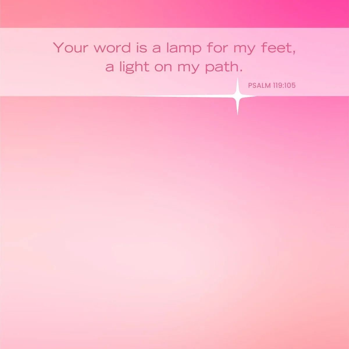 Psalm 119:105 Bible verse for God's word guiding our ambitions — Bible verse about ambition