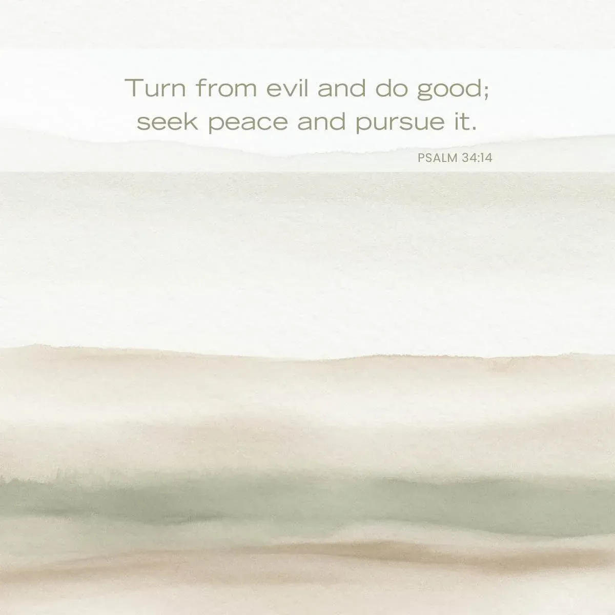 Psalm 34:14 - Serenity Bible verse
