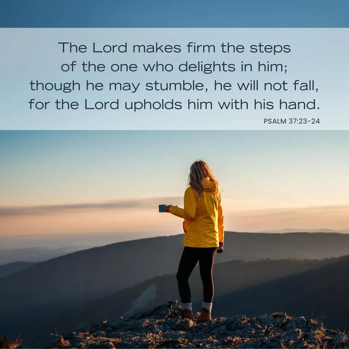 Psalm 37:23 Bible verse — stepping out of your comfort zone