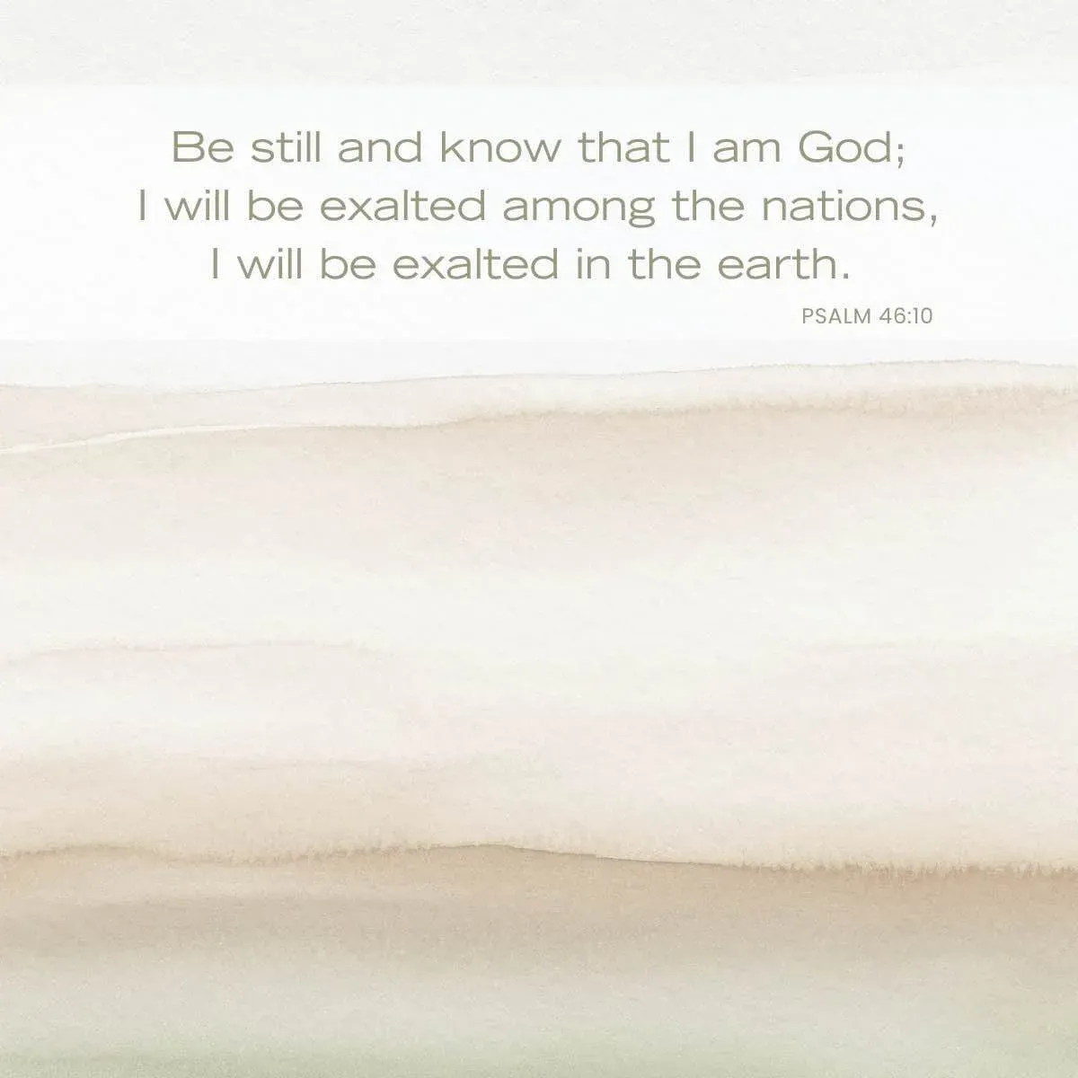 Psalm 46:10 - Serenity Bible verse