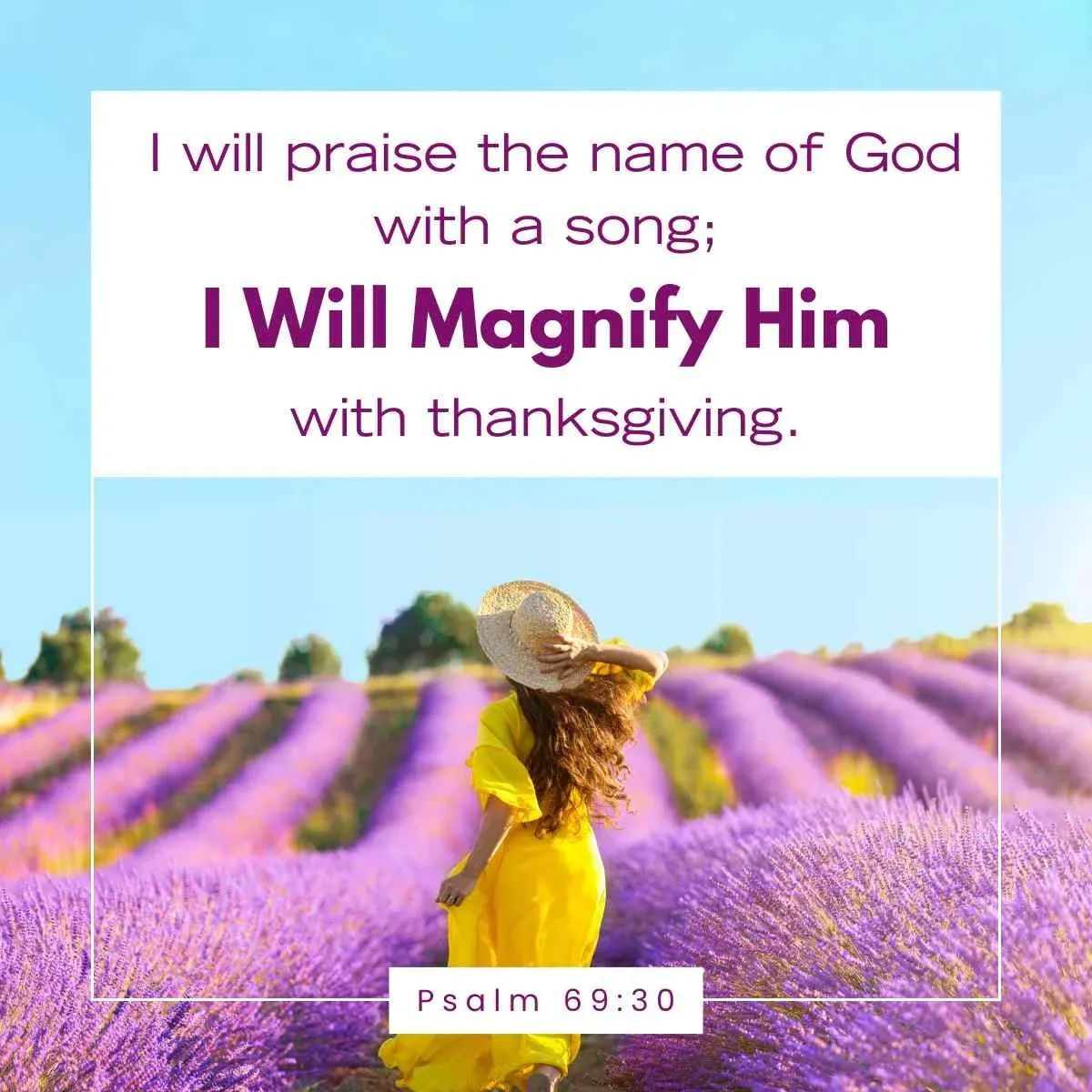 Psalm 69:30 Bible verse about counting your blessings