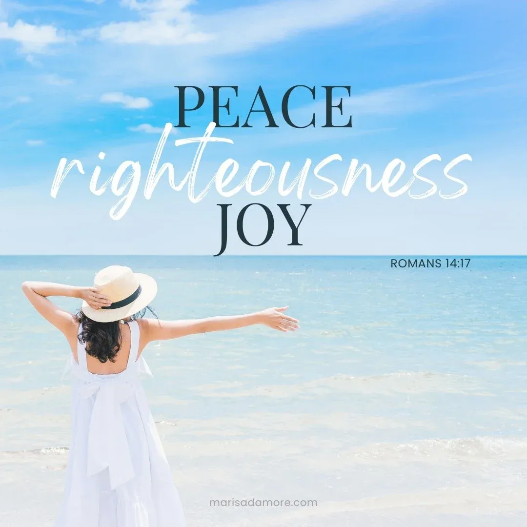 The Significance of Righteousness, Peace and Joy