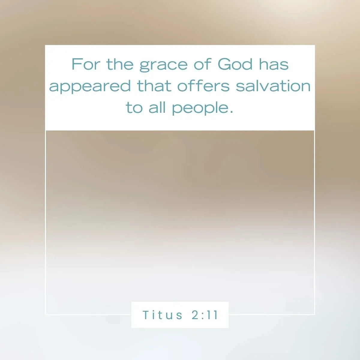 Titus 2:11 Bible verse about God's grace