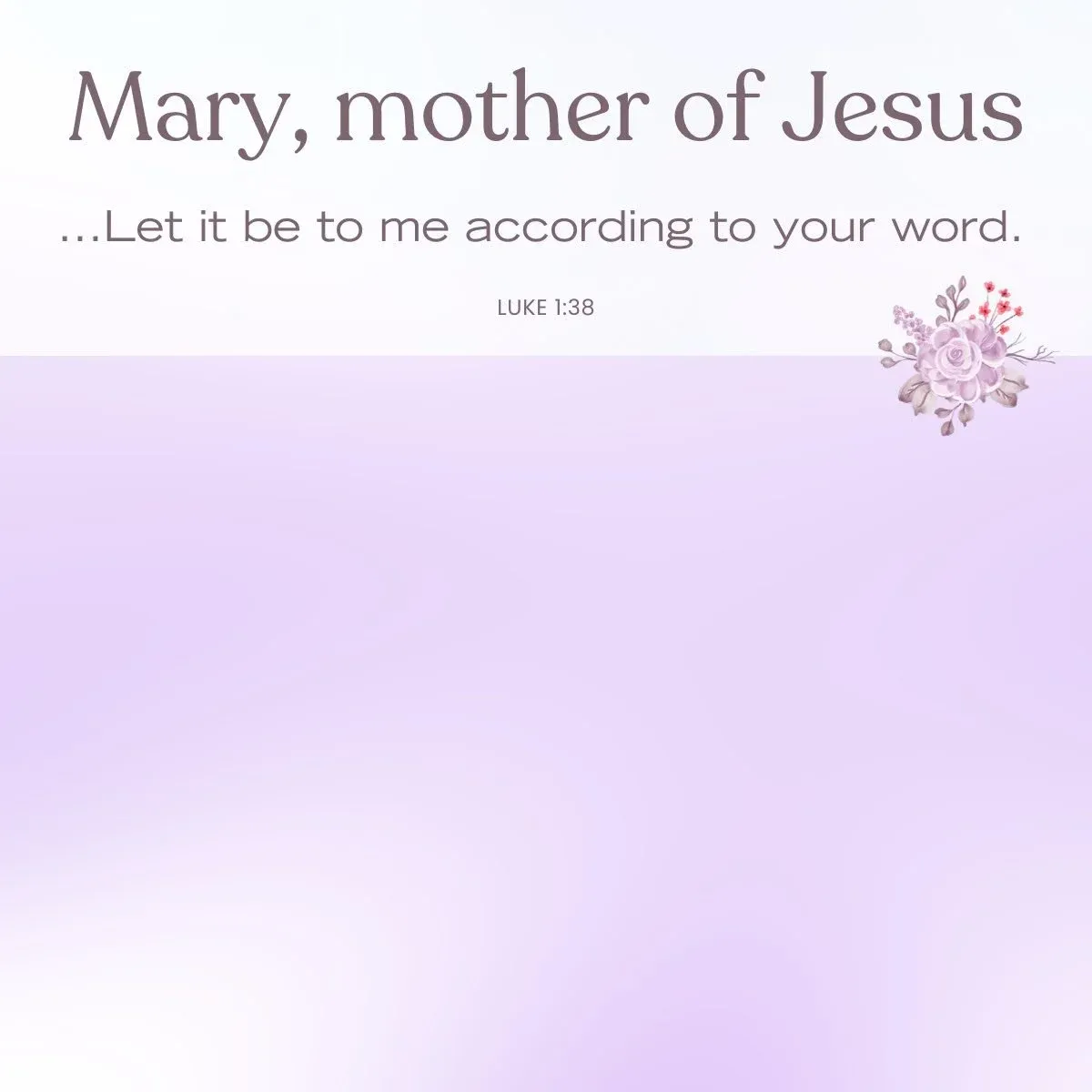Women of the Gospels - Mary
