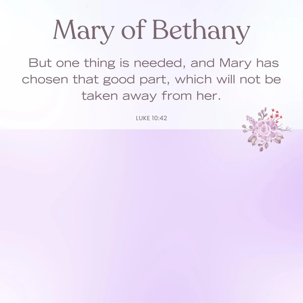 Women of the Gospels - Mary of Bethany